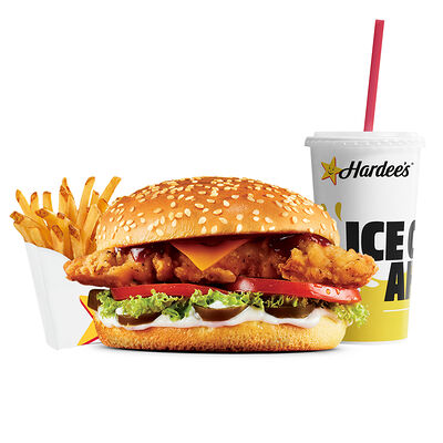 Барбекю Чикен Бургер Комбо в Hardee's Mega Almaty по цене 3250 ₸