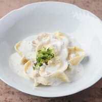 Равиоли с белыми грибами в Chento