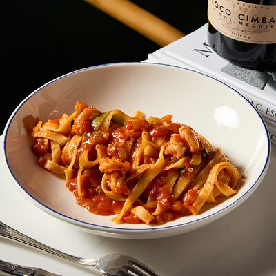 Тальятелле с креветками в Траттория Минисыроварня по цене 820 ₽