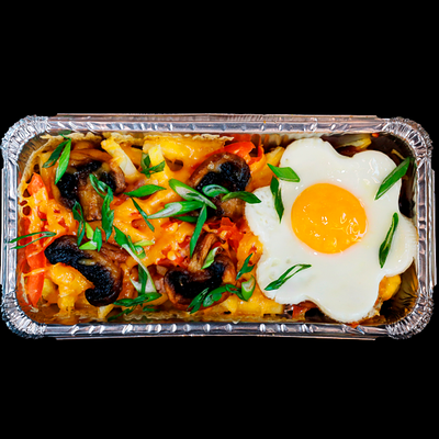 Роял фри с беконом, грибами и яйцом в Big Boss Burger по цене 552 ₽