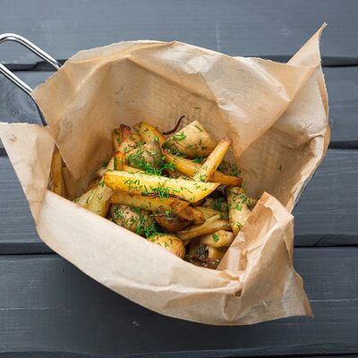 Картофель с грибами и луком в Чайхона №1 Братьев Васильчуков по цене 195 ₽