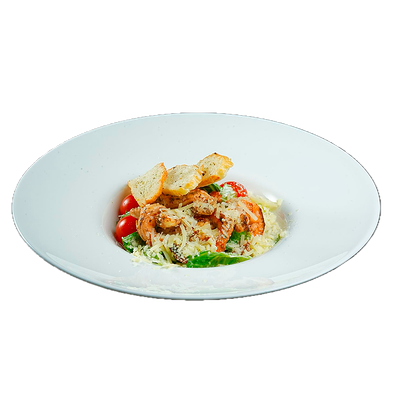 Цезарь с креветками в Fat house по цене 720 ₽