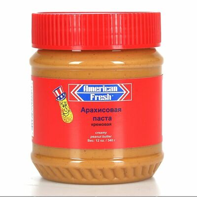 Паста арахисовая кремовая, American Fresh в Азбука Вкуса Экспресс Меню по цене 329 ₽