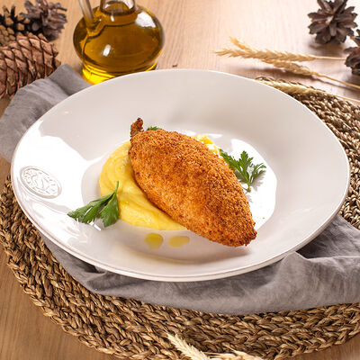 Котлета по-киевски с картофельным пюре в Сыроварня по цене 850