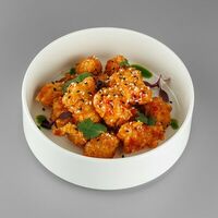 Попкорн из тигровых креветок в 1st Gallery Lounge
