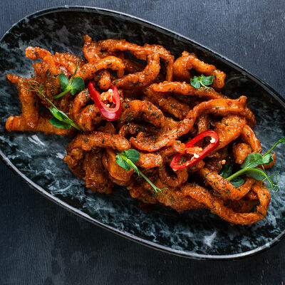 Жареные кальмары 5 специй в Маруми по цене 20 р.