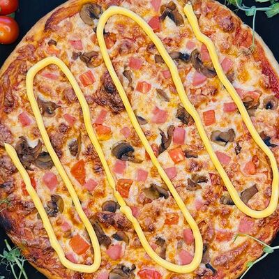 Ветчина/Грибы 31 см в Barbara Пироги/Пицца/Роллы по цене 910 ₽