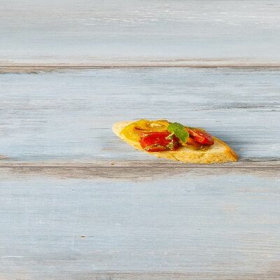 Брускетта с запеченым перцем и песто в Pizza House по цене 180 ₽