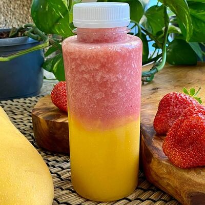 Смузи Папайя Клубника 350мл в Durian Экзотические фрукты по цене 760 ₽