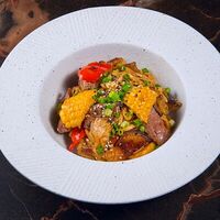 Удон с говядиной в Эндорфин