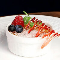 Кокосовая панна-котта с тропическими фруктами в Рестобар Литера