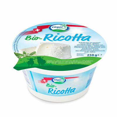 Рикотта с коровьем молоком Био Швейцария в Азбука Вкуса Экспресс Меню по цене 392 ₽