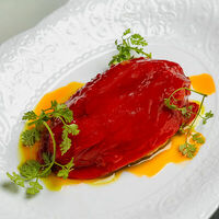 Рийет из тунца с печеным перцем в Grace Bistro