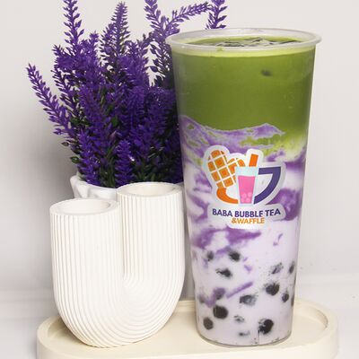 Матча-таро в Baba Bubble Tea & Waffle по цене 479 ₽