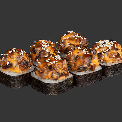 Горячий ролл Яки шиитаке маки в Рыбарис по цене 780 ₽