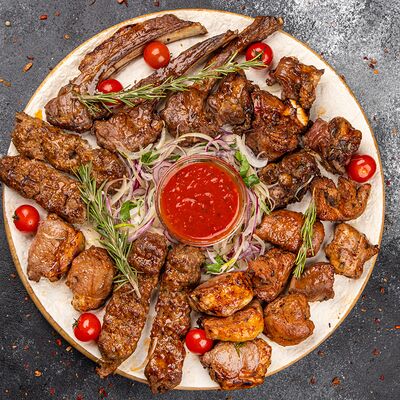 Сет из баранины и телятины в Шашлык Хаус GRILL&PIZZA по цене 9935 ₽