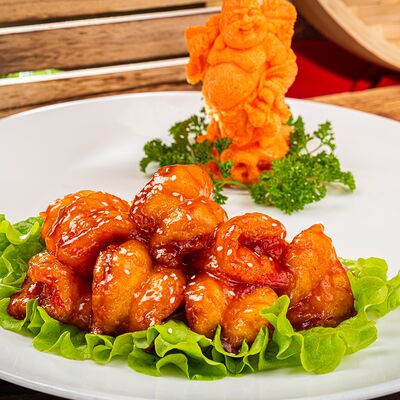 Тигровые креветки в J.Z. Peking Duck по цене 4090 ₽