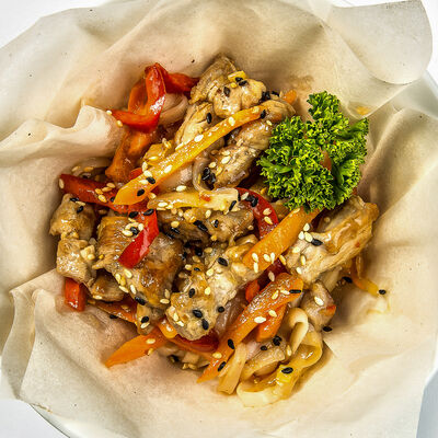 Вок Свинина в кисло-сладком соусе в Яем по цене 270 ₽