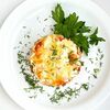 Котлета мясная, запечённая под сыром в Щи- Борщи сеть столовых по цене 211