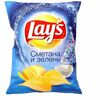 Чипсы Lays со вкусом сметаны и зелени в ПлатForma по цене 160