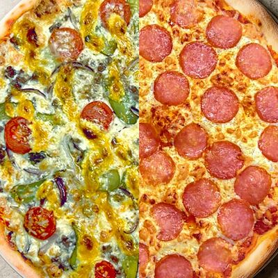 КнязьБургер и Peperони в ПиЦЦунда Море начинки по цене 1294 ₽