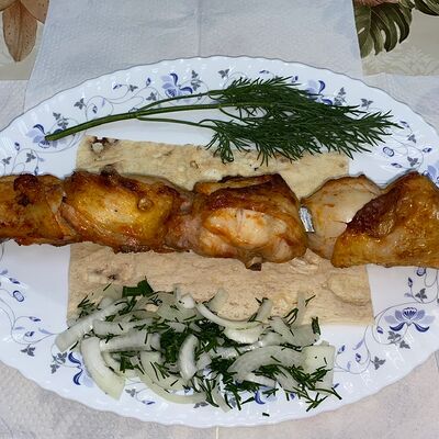 Шашлык из курицы в Шашлыки восточные по цене 300 ₽