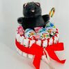 Сладкий подарок с киндерами и мягкой игрушкойв Дарите красиво по цене 4799
