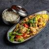 Кальмар жареный с овощами по-китайски в Мистер Ли по цене 1950