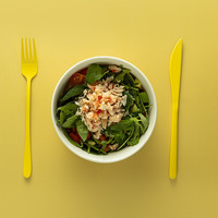 Салат с крабом в Rollwell