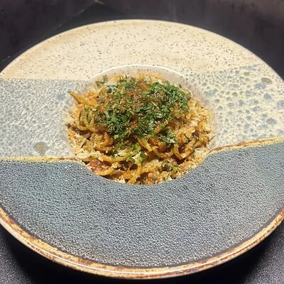 Спагетти болоньезев Лось Лосось по цене 920 ₽