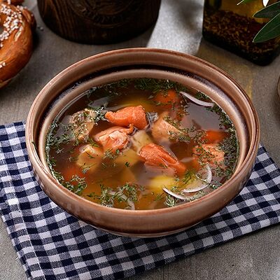 Уха на пиве в Paulaner по цене 790 ₽