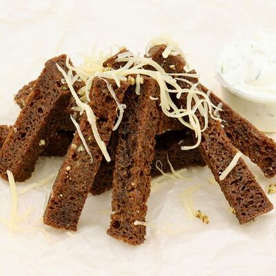 Гренки жареные в Hot-Pizza по цене 215 ₽