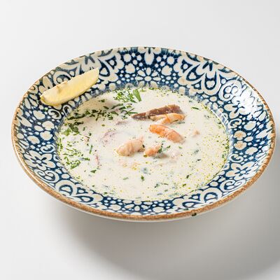 Афинский с морепродуктами в Миндаль по цене 708 ₽