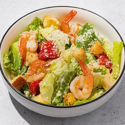 Цезарь с креветками в Антрекот по цене 625 ₽