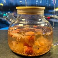 Гречишный чай с клубникой в Berta