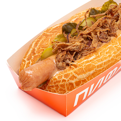 Хот дог Датский в Пифагор по цене 349 ₽