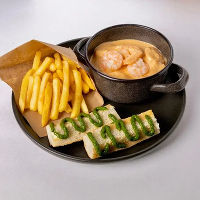 Креветки в соусе том ям в Мидийный дом по цене 1104 ₽