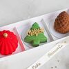 Набор муссовых пирожных на Новый год в Мамин Cake по цене 1800