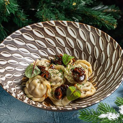 Пельмени с мраморной говядиной в Buffalero di Mare по цене 1450 ₽