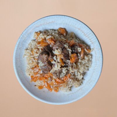 Плов с говядинойв Романовская пекарня по цене 600 ₽