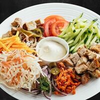 Шаурма куриная в лепешке в Шик Шашлык