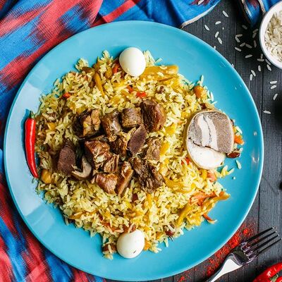 Плов праздничный с бараниной в Sunduk по цене 3360 ₸