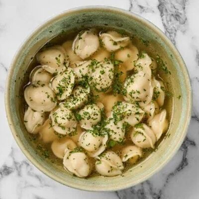 Пельмешки с бульоном в Mikemolly по цене 310 ₽