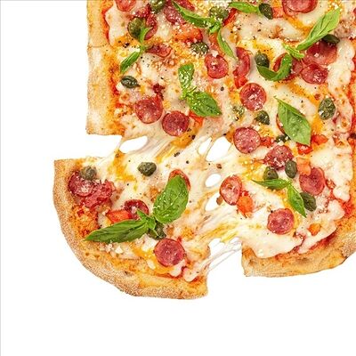 С болгарскими колбасками и каперсами в Zotman Pizza по цене 850 ₽