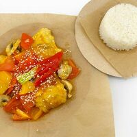 Рис с рыбой по-корейски в Toshaa