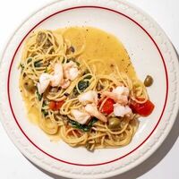 По-средиземноморски с креветками в Semplice