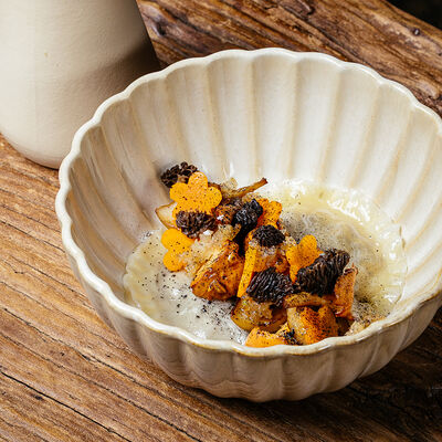 Грибной суп с варениками из белых грибовв Чешуя по цене 650 ₽