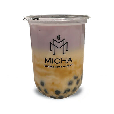 Чай с молоком и Таро с карамельной тапиокой в Micha Bubble Tea & Bakery по цене 499 ₽