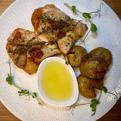 Цыпленок по-сицилийски в Сицилия бедда по цене 1100 ₽