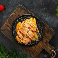 Картофель, запечённый дольками с беконом в Багетофф